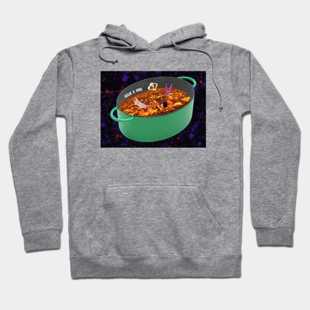 Lava Pot Hoodie by Bert Fiddler ART